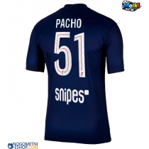 Moški Nogometni dresi Paris Saint-Germain Willian Pacho #51 Domači 2025-26 Kratek Rokav